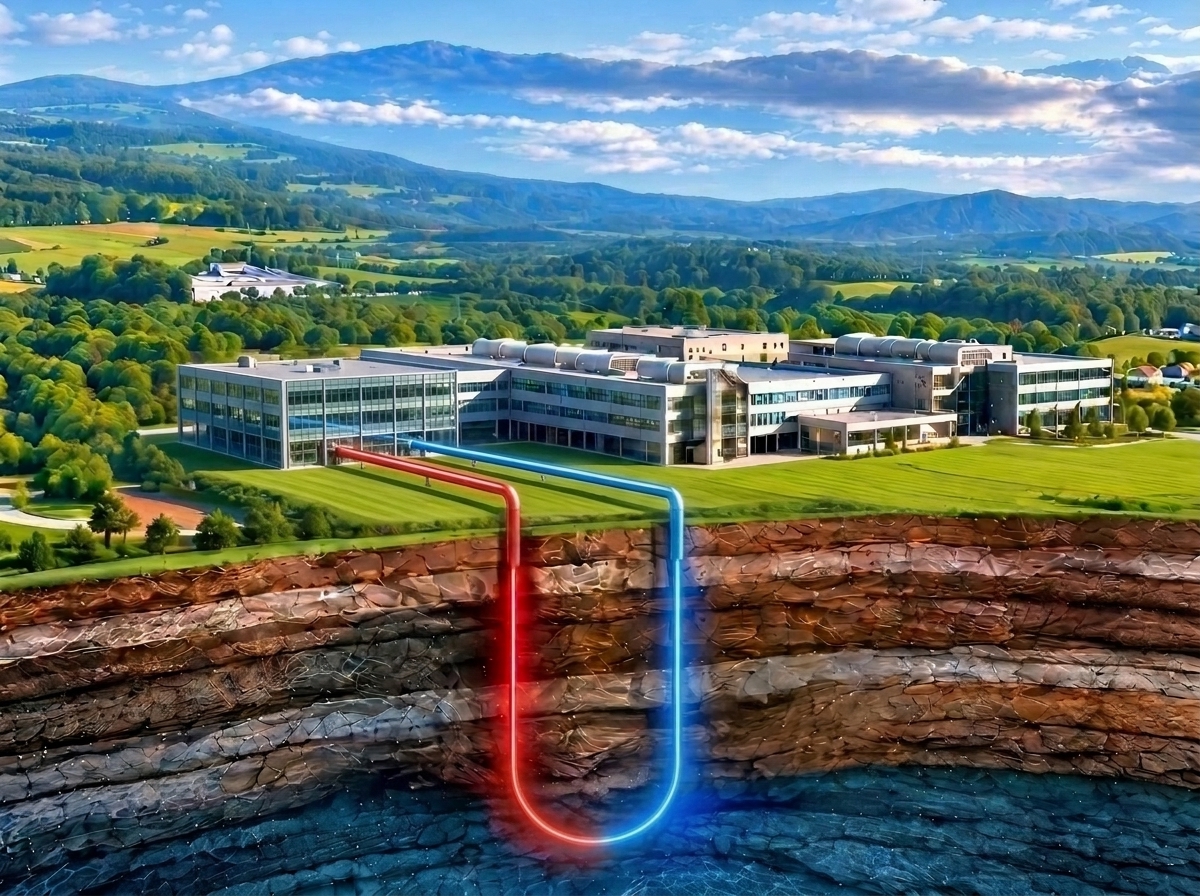 Horizon Geothermal Solutions AI Data Center Cooling Cutaway